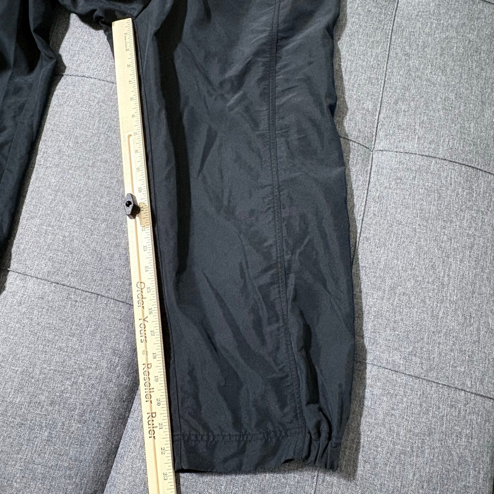 Ellen Tracy Pants Women Medium Black Modal Elastic Waist Cropped Gold Zip Pocket - Picture 5 of 7